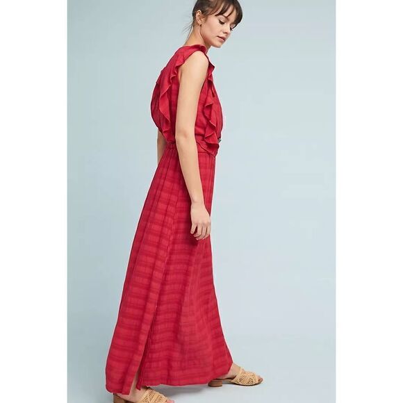New. Michael Stars Flutter-Sleeve Maxi Dress - Picture 4 of 10
